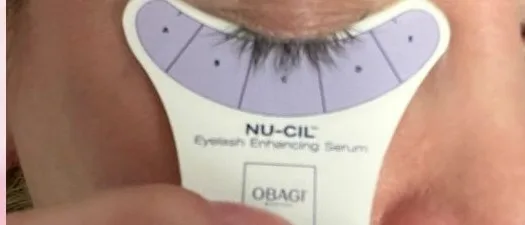 After 3 weeks: Nu-Cil eyelash serum at Vero Beach Medical Spa