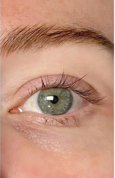 After: Lash lift and tint at Vero Beach Medical Spa